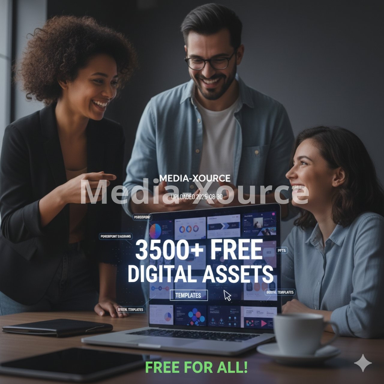 Unleash Your Creativity with MEDIA-XOURCE: Over 3500 FREE Templates Await!