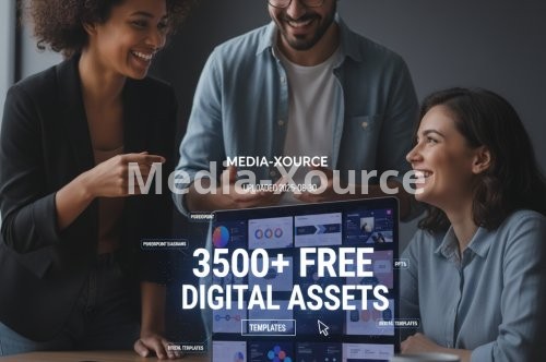 Unleash Your Creativity with MEDIA-XOURCE: Over 3500 FREE Templates Await!