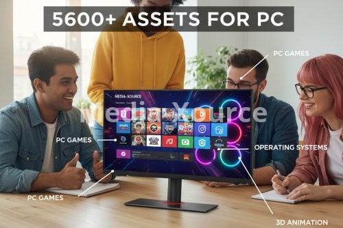 Your PC Just Got a Massive Upgrade: 5600+ FREE PC Assets from MEDIA-XOURCE!