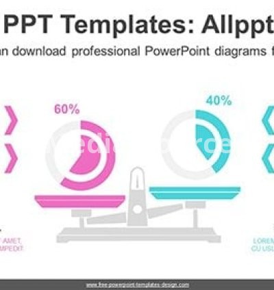 Scales Doughnut Chart Diagram Template