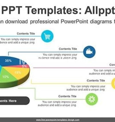 3D Pie Chart PowerPoint Diagram