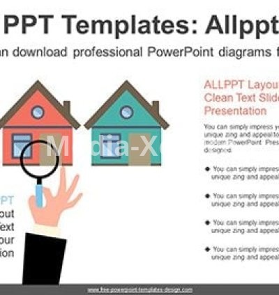 Real Estate Comparison PPT Diagram
