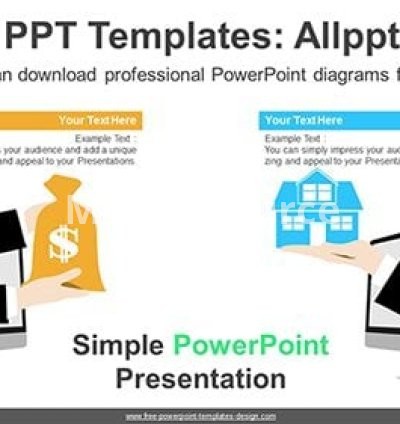 Online Real Estate PowerPoint Diagram