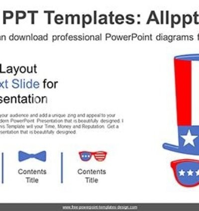 Uncle Sam Hat PowerPoint Diagram Template