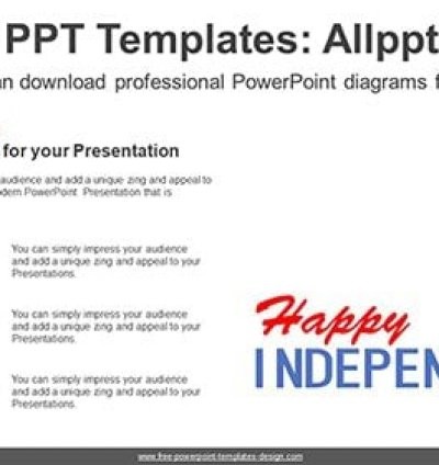 Happy Independence Day PPT Diagram