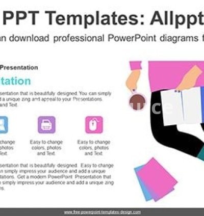 Student Reading PowerPoint Diagram