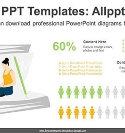 Online Learning PPT Diagram