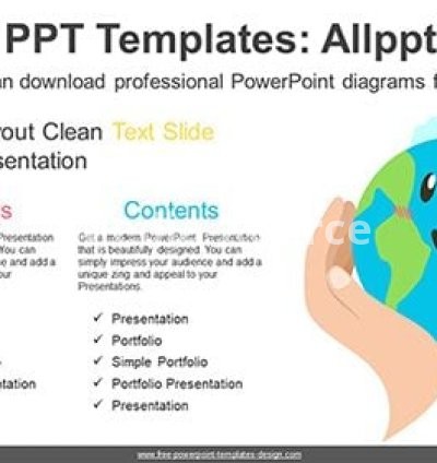 Earth Day PowerPoint Diagram Template