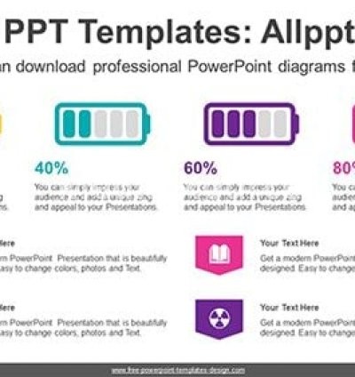 Equalizer Battery Chart PowerPoint Diagram