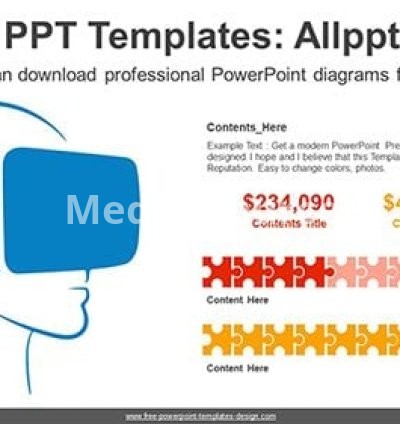 Virtual Reality Puzzle Chart PowerPoint Diagram