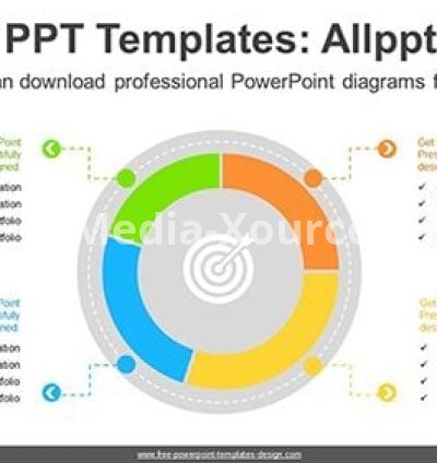 Doughnut Chart PowerPoint Diagram