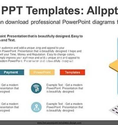 Mobile Payment PowerPoint Diagram
