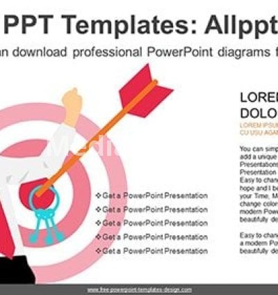 Real Estate Target PowerPoint Diagram