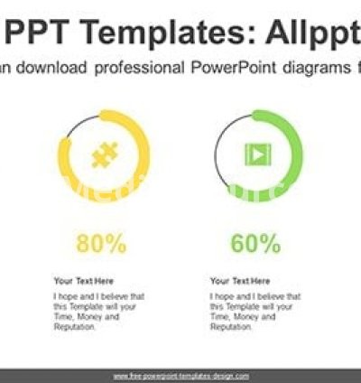 Doughnut Charts PPT Diagram