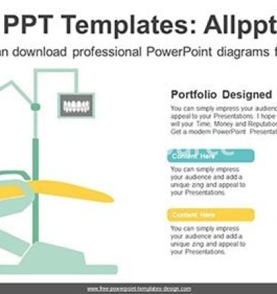 Dental Chair PowerPoint Diagram Template
