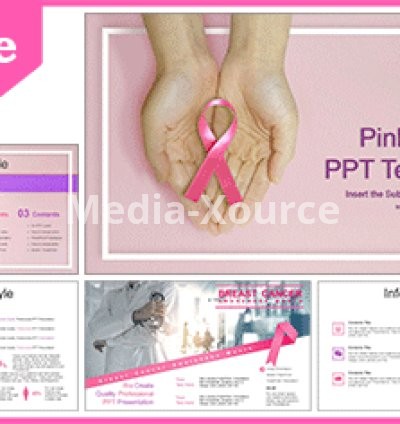 Breast Cancer Pink Ribbon PowerPoint Templates