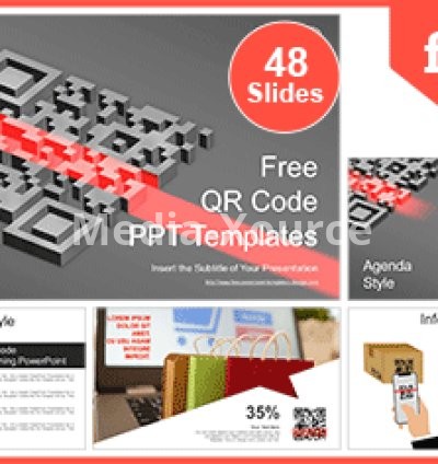 QR Code Scanning PowerPoint Templates