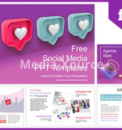 Social Media Network PowerPoint Templates