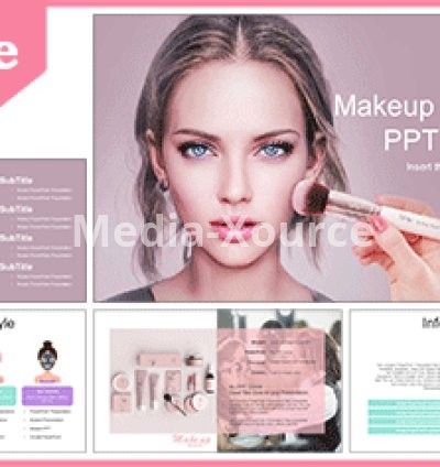 Makeup Cosmetics PowerPoint Templates