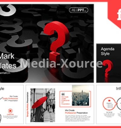 Abstract Question Mark PowerPoint Templates