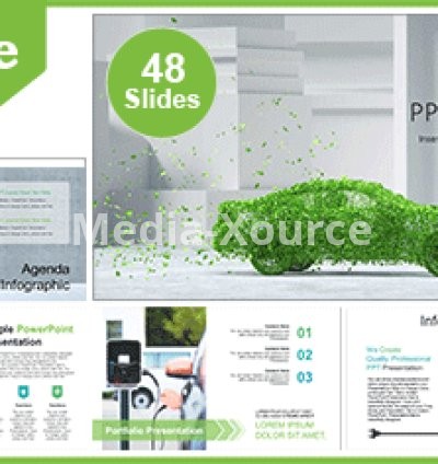 Eco Friendly Electric Energy PowerPoint Templates
