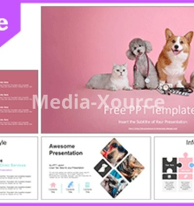 Veterinary Clinic Services PowerPoint Templates