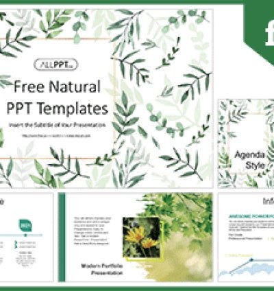Natural Leaf PowerPoint Templates
