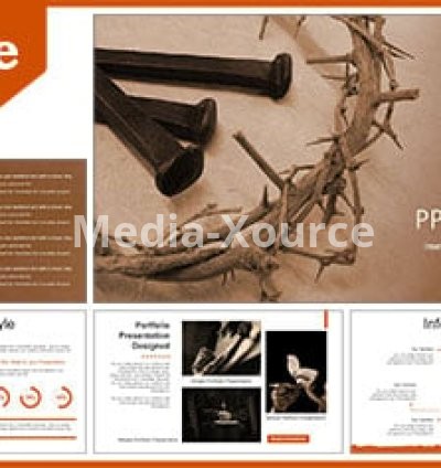 Jesus Crown Throns PowerPoint Templates