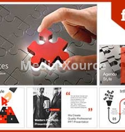 Final Puzzle Piece PowerPoint Templates