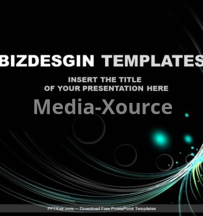 Flash Wave abstract PowerPoint Templates