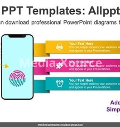 Fingerprint Recognition PowerPoint Diagram