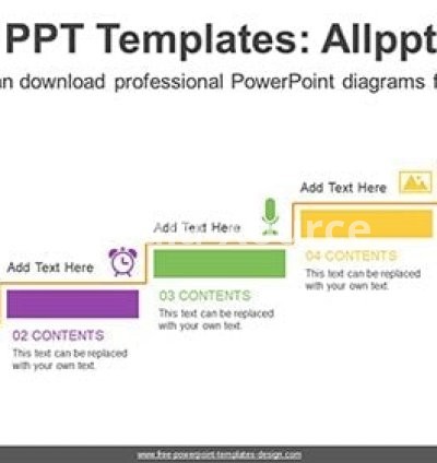 5-Step Stairs PowerPoint Diagram