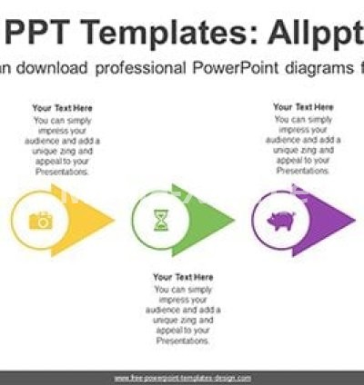 Circle Arrows Flow Diagram Template