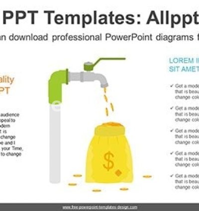 Money Leaks PowerPoint Diagram