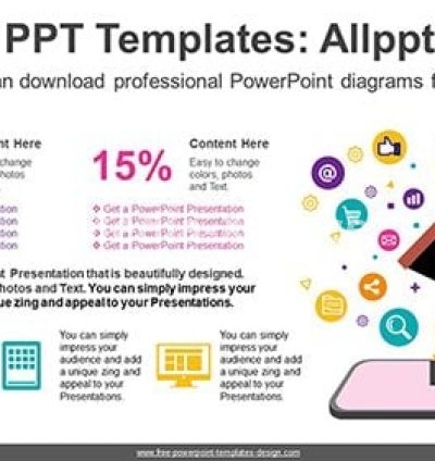 Social Media PowerPoint Diagram
