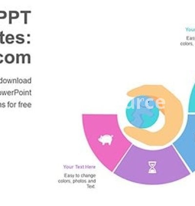 Snake Semi-Doughnut PPT Diagram