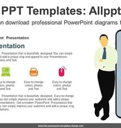 Online Education PPT Diagram