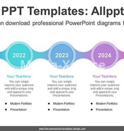 Connection Circles PPT Diagram