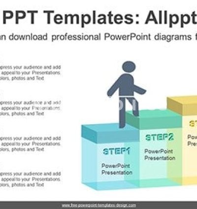 3D Terraced Podium Diagram Template