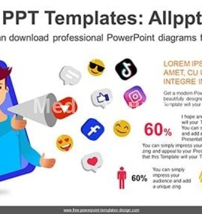 Social Media People PowerPoint Diagram