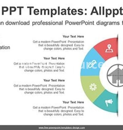 Real Estate Target PowerPoint Diagram