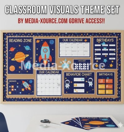 CLASSROOM VISUALS THEME SET