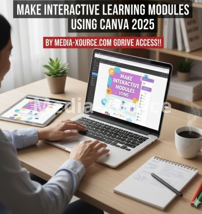 HOW TO MAKE INTERACTIVE LEARNING MODULES USING CANVA 2025